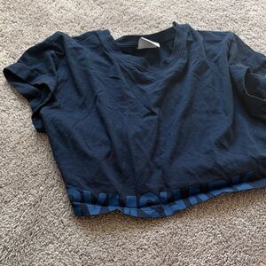 Gymshark Kids Dark Blue Tee
